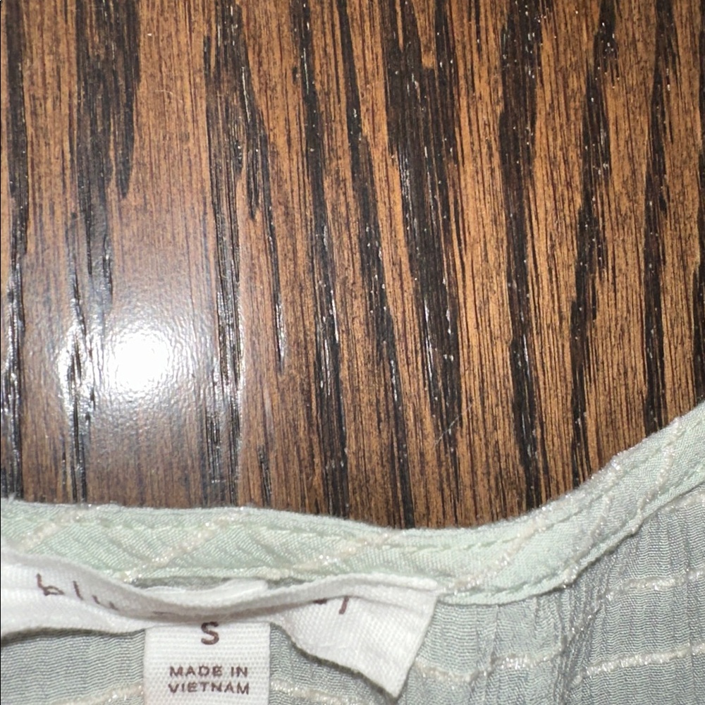Blu Pepper Women's Light Green babydoll Top size small - Picture 4 of 6